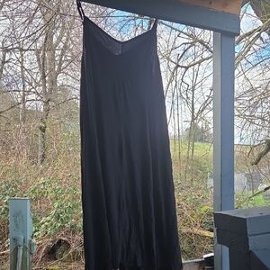 Elegant Black Slip Dress